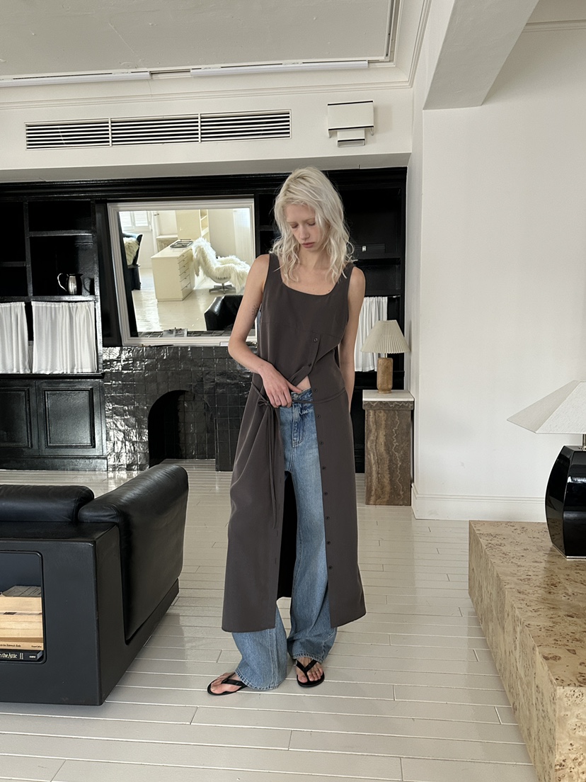 BOWIE韓國代購女士新款推薦職業26春夏熱賣牛仔褲直筒牛仔BOWIE牛仔褲