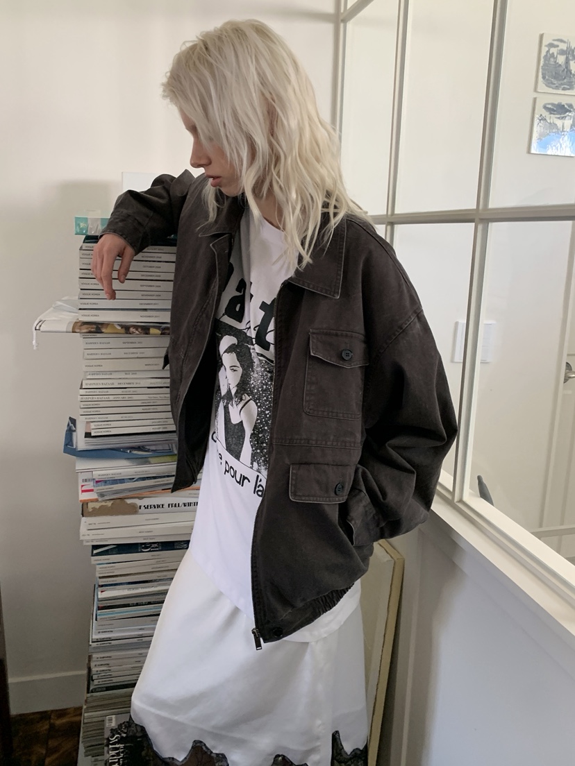 BOWIE東大門直郵女裝新款休閑職業時尚26春夏人氣夾克水洗BOWIE夾克