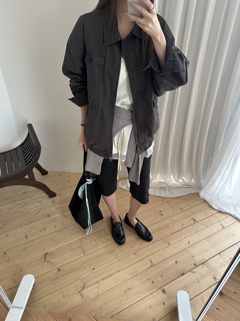 BOWIE東大門直郵女裝新款休閑職業時尚26春夏人氣夾克水洗BOWIE夾克