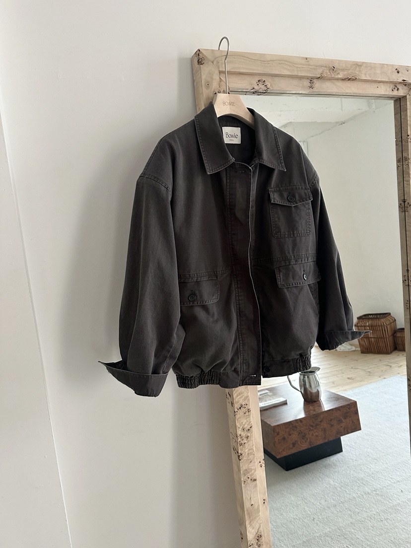 BOWIE東大門直郵女裝新款休閑職業時尚26春夏人氣夾克水洗BOWIE夾克