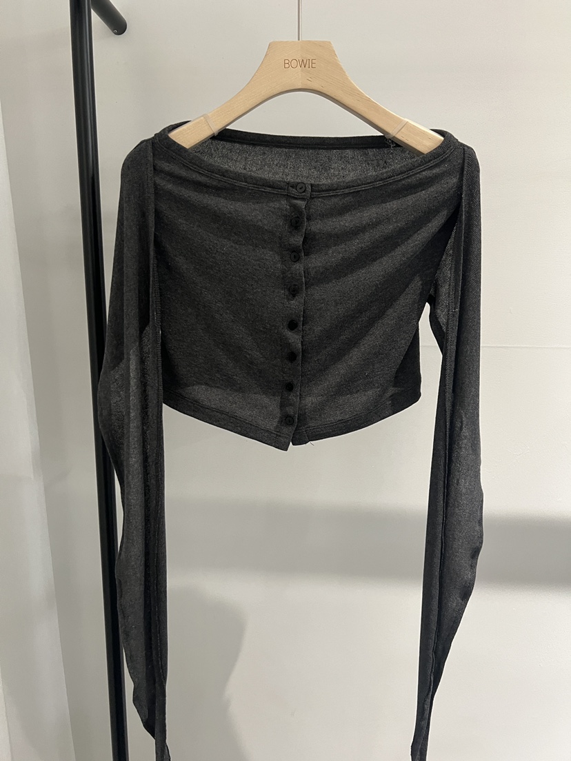 BOWIE東大門直郵女士新款時尚26春夏真品熱賣吊帶背心紐扣BOWIE吊帶/背心圖色4