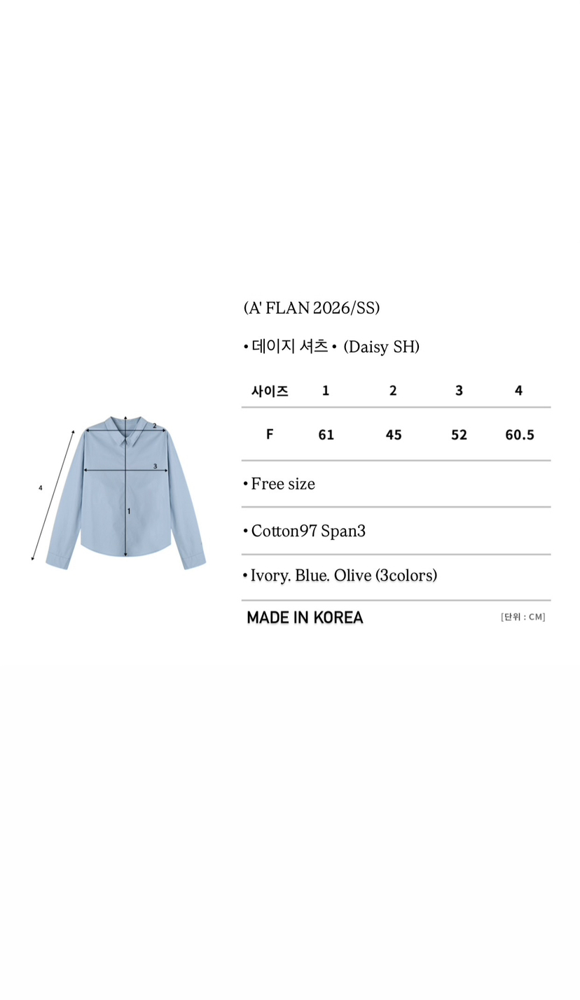 A Flan東大門實拍女裝新品人氣26春夏職業推薦襯衫蕾絲衫AFN/FLAN EDITION襯衫/蕾絲衫