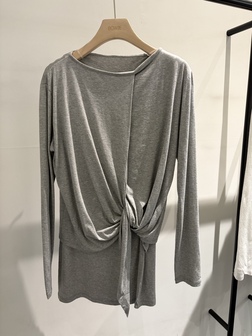 BOWIE東大門代購女裝新款真品推薦休閑人氣熱賣26春夏長袖T恤BOWIE長袖T恤圖色2