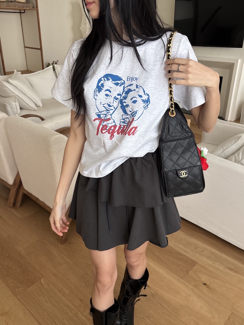 PIN-UP東大門實拍女裝新款時尚真品休閑人氣熱賣職業T恤PIN-UPT恤