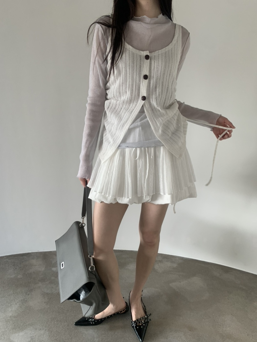 LE AVE東大門實拍女裝新品職業休閑推薦熱賣長袖T恤透視LE AVE長袖T恤