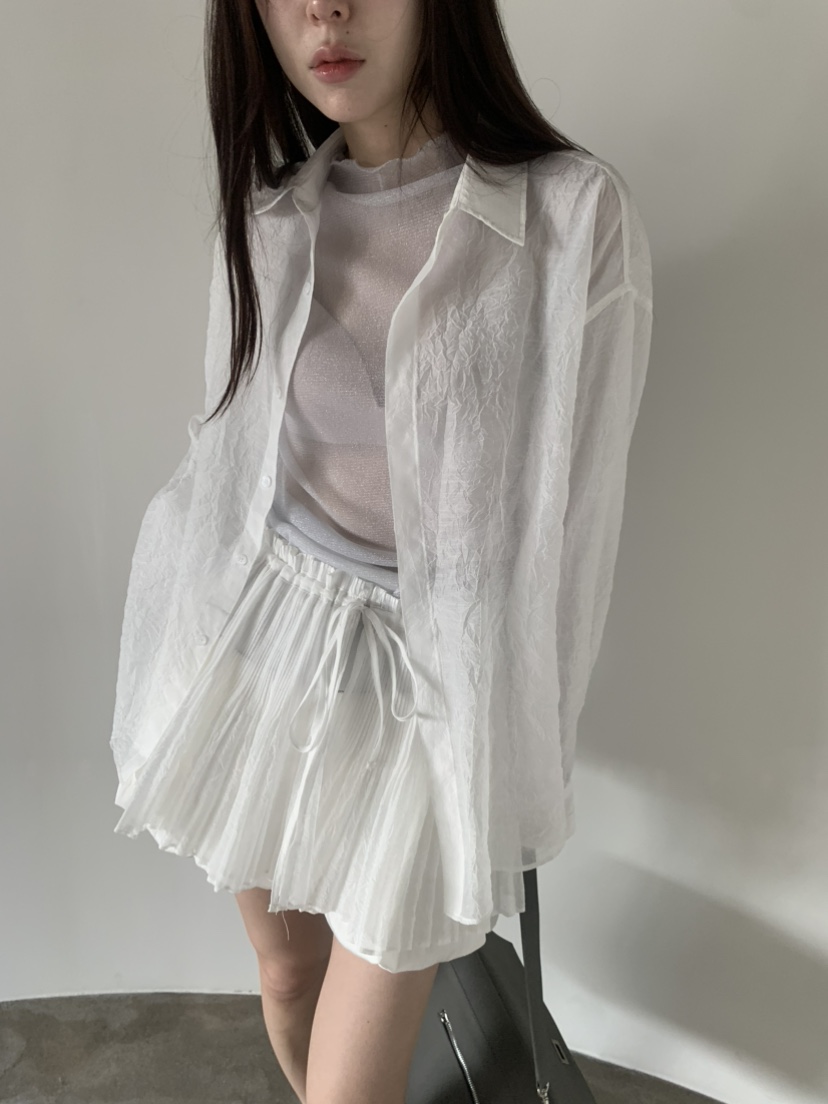 LE AVE東大門實拍女裝新品職業休閑推薦熱賣長袖T恤透視LE AVE長袖T恤