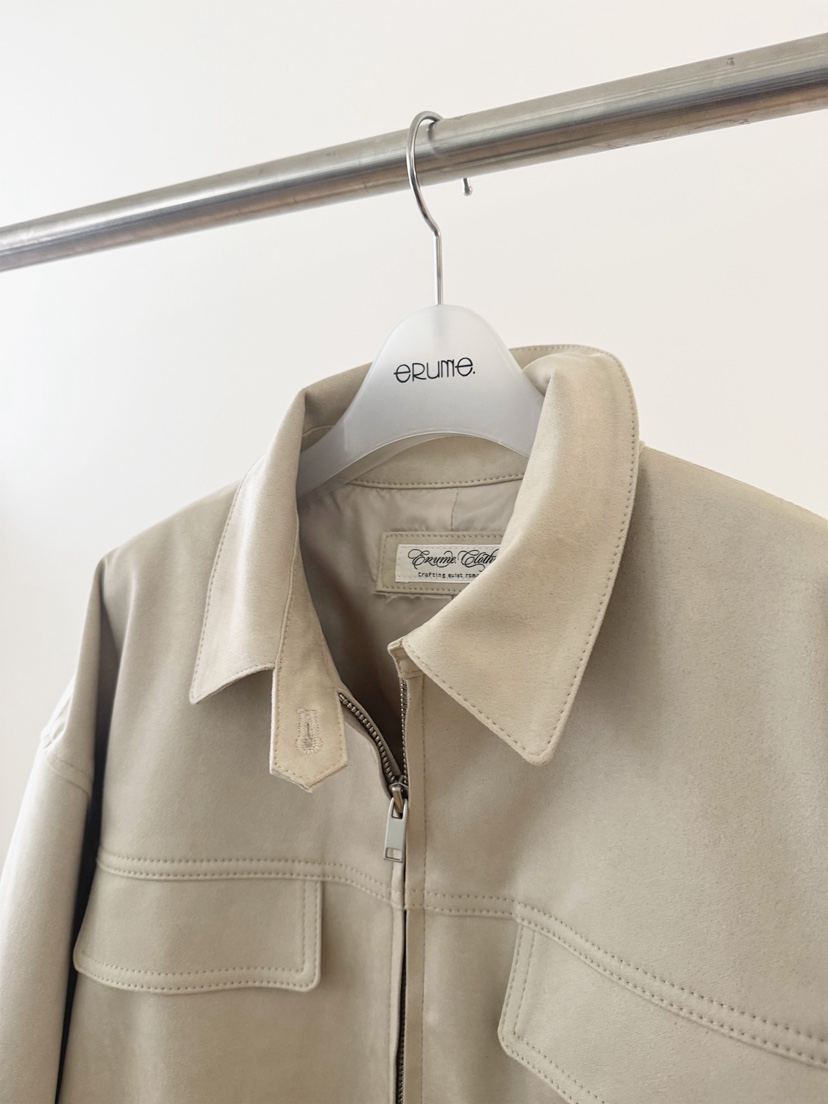 ERUME東大門實拍女裝新品時尚推薦真品人氣休閑熱賣夾克麂皮ERUME夾克