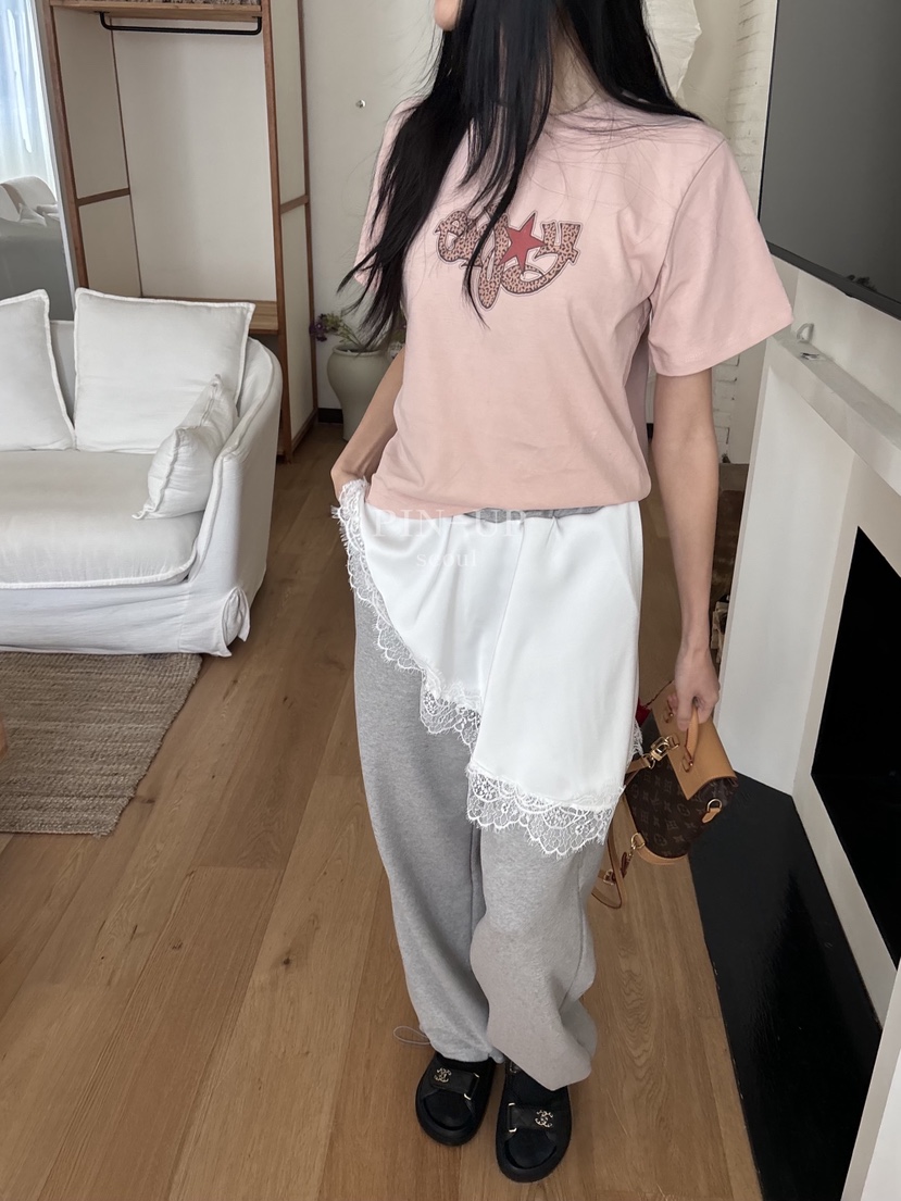 PIN-UP韓國代購女裝新款推薦休閑真品職業人氣時尚26春夏T恤PIN-UPT恤