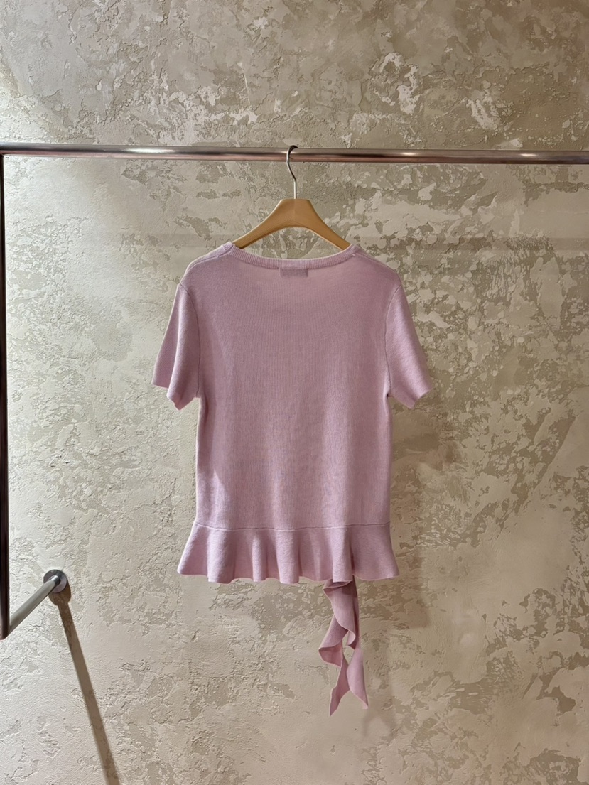 PIN-UP東大門直郵女士新品26春夏人氣休閑推薦T恤荷葉邊PIN-UPT恤