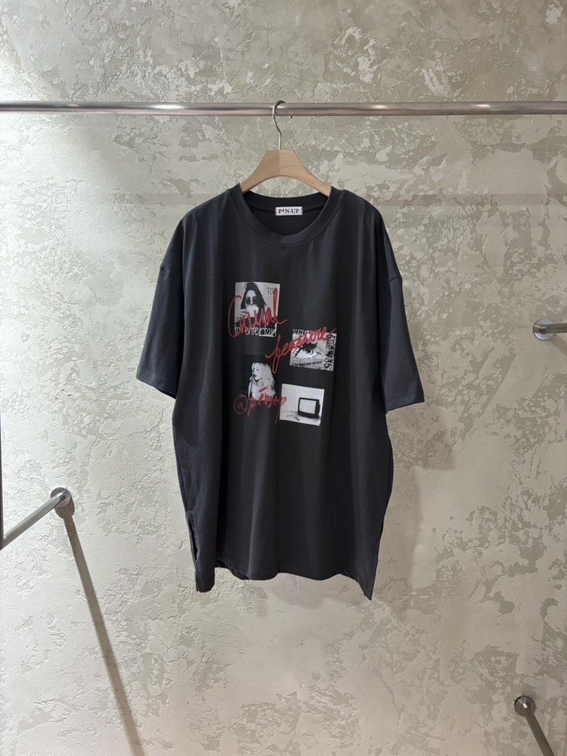 PIN-UP東大門實拍女裝新品26春夏熱賣人氣推薦休閑時尚T恤PIN-UPT恤圖色3