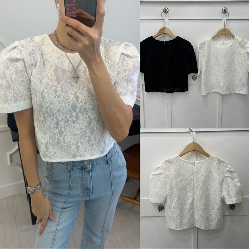 SOUIT東大門直郵女士新品職業休閑26春夏人氣時尚襯衫蕾絲衫SOUIT by mabel-L襯衫/蕾絲衫