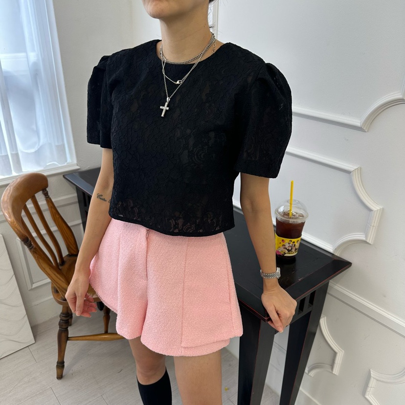 SOUIT東大門直郵女士新品職業休閑26春夏人氣時尚襯衫蕾絲衫SOUIT by mabel-L襯衫/蕾絲衫