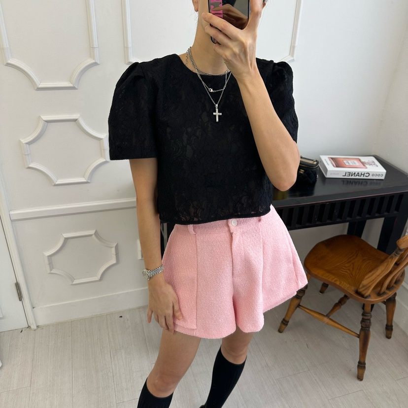 SOUIT東大門直郵女士新品職業休閑26春夏人氣時尚襯衫蕾絲衫SOUIT by mabel-L襯衫/蕾絲衫