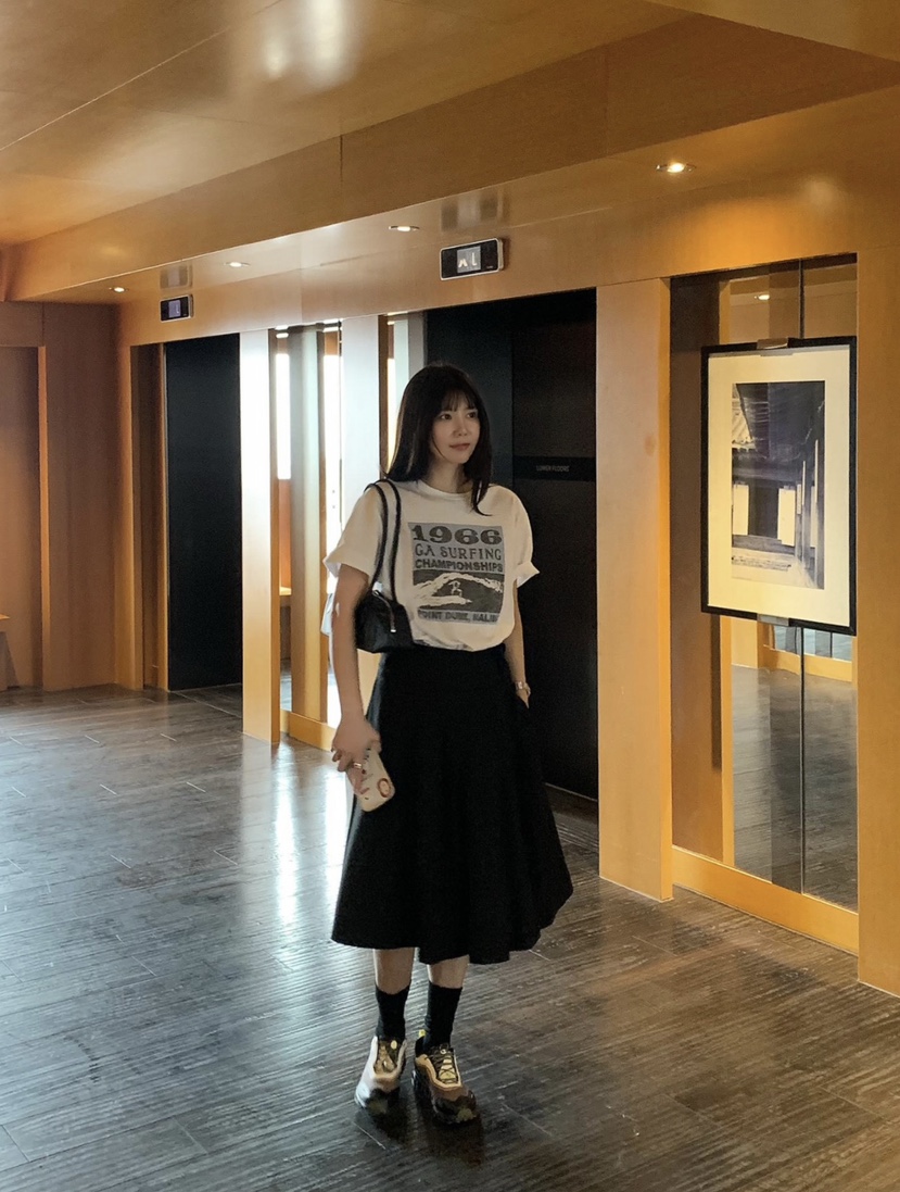 COURGETTE東大門實拍女裝新款時尚人氣真品熱賣半身裙中短裙COURGETTE半身裙/中短裙