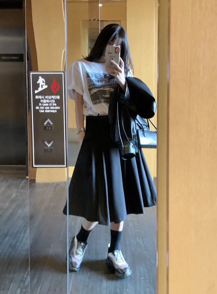 COURGETTE東大門實拍女裝新款時尚人氣真品熱賣半身裙中短裙COURGETTE半身裙/中短裙