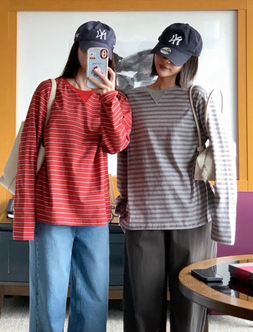 COURGETTE韓國代購女裝新品真品休閑職業人氣推薦長袖T恤COURGETTE長袖T恤