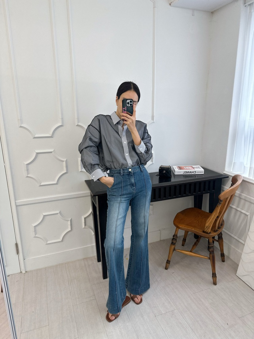 SOUIT東大門實拍女士新款26春夏時尚熱賣職業休閑襯衫蕾絲衫SOUIT by mabel-L襯衫/蕾絲衫