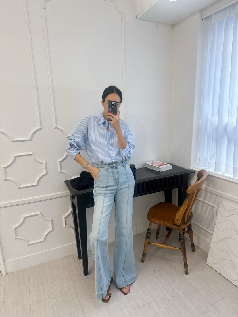 SOUIT東大門實拍女士新款26春夏時尚熱賣職業休閑襯衫蕾絲衫SOUIT by mabel-L襯衫/蕾絲衫