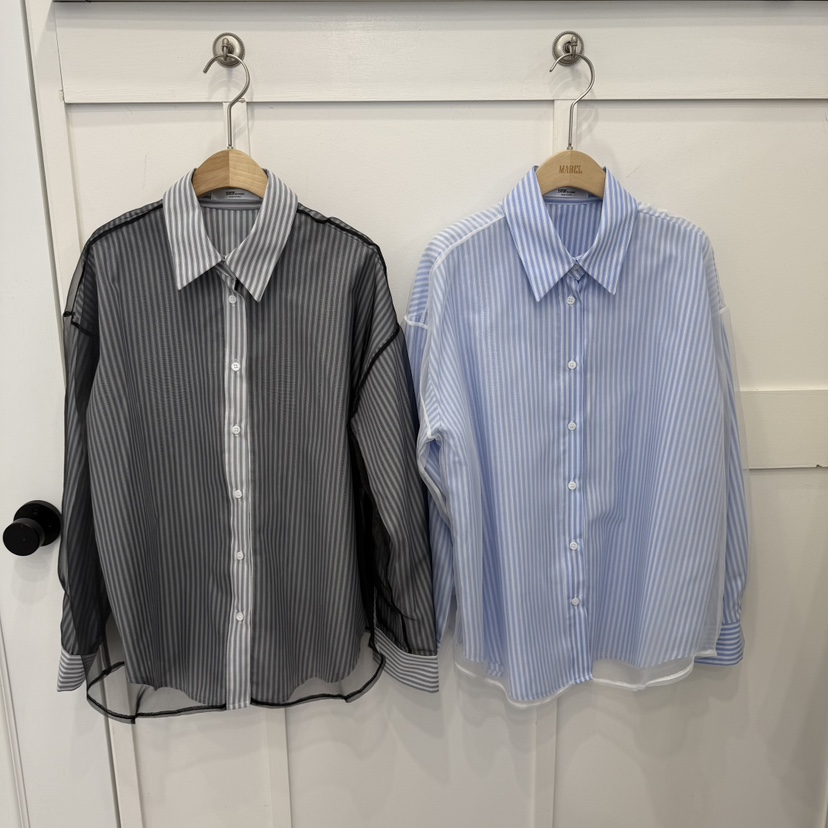 SOUIT東大門實拍女士新款26春夏時尚熱賣職業休閑襯衫蕾絲衫SOUIT by mabel-L襯衫/蕾絲衫