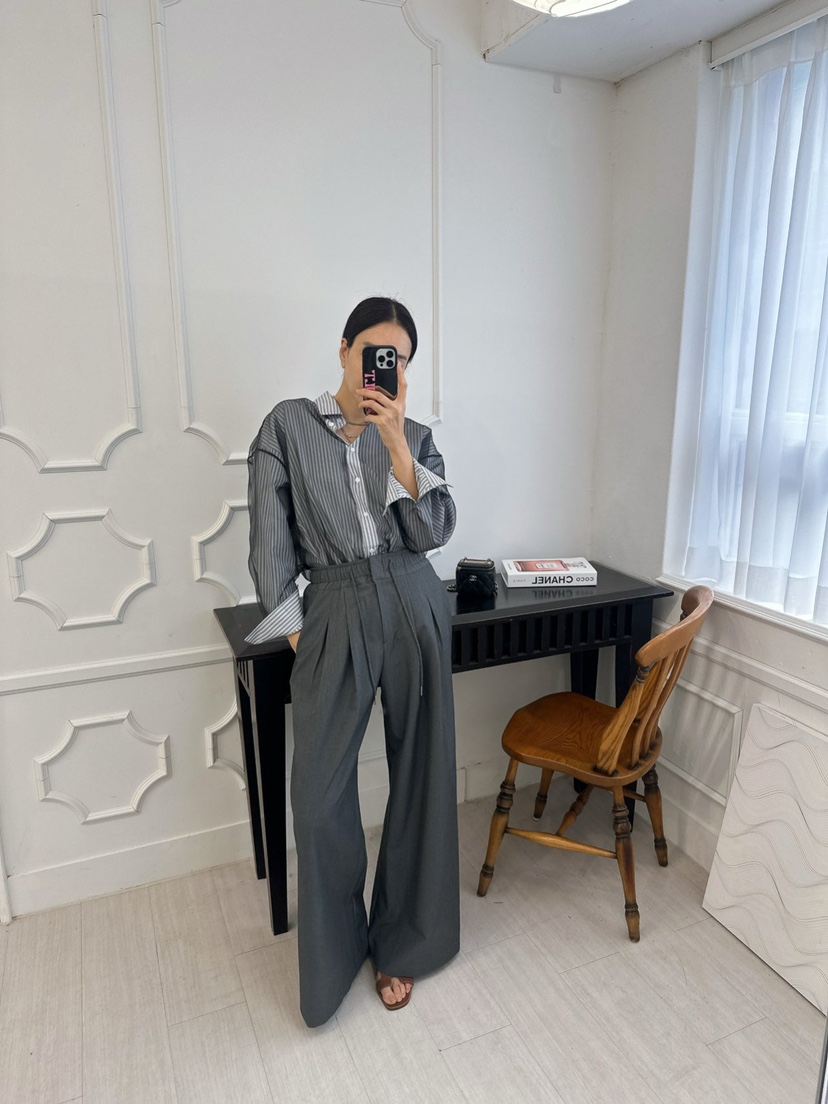 SOUIT東大門實拍女士新款26春夏時尚熱賣職業休閑襯衫蕾絲衫SOUIT by mabel-L襯衫/蕾絲衫