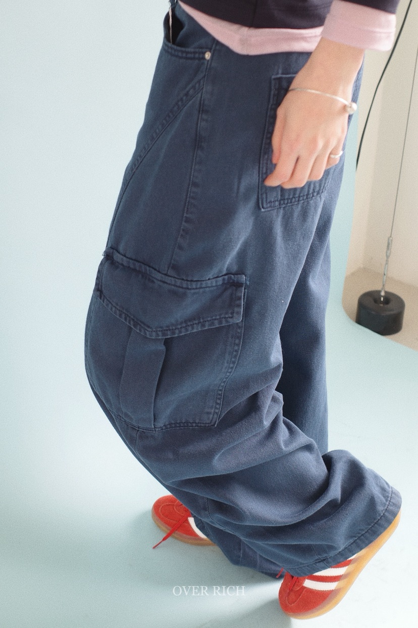 OVER RICH韓國直郵女士新款人氣熱賣休閑時尚26春夏牛仔褲OVER RICH牛仔褲
