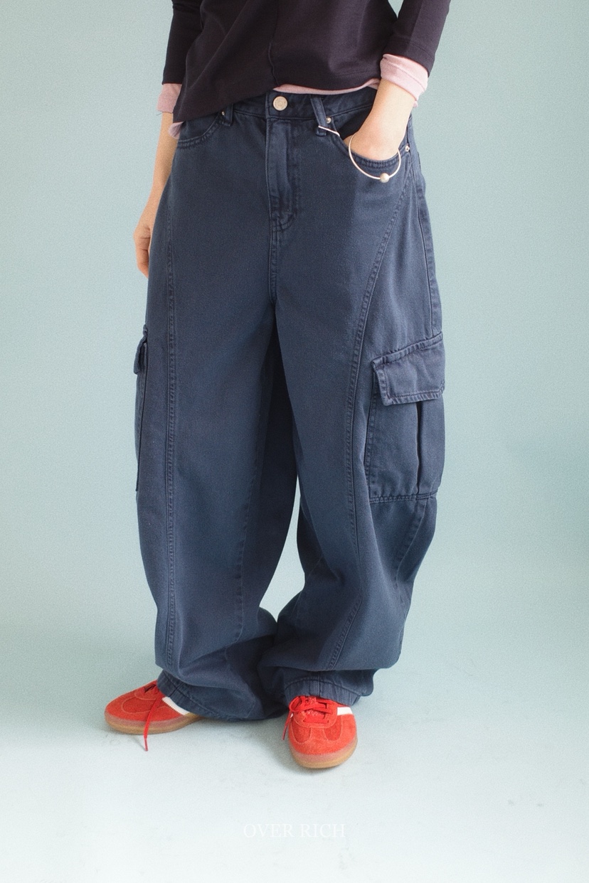 OVER RICH韓國直郵女士新款人氣熱賣休閑時尚26春夏牛仔褲OVER RICH牛仔褲