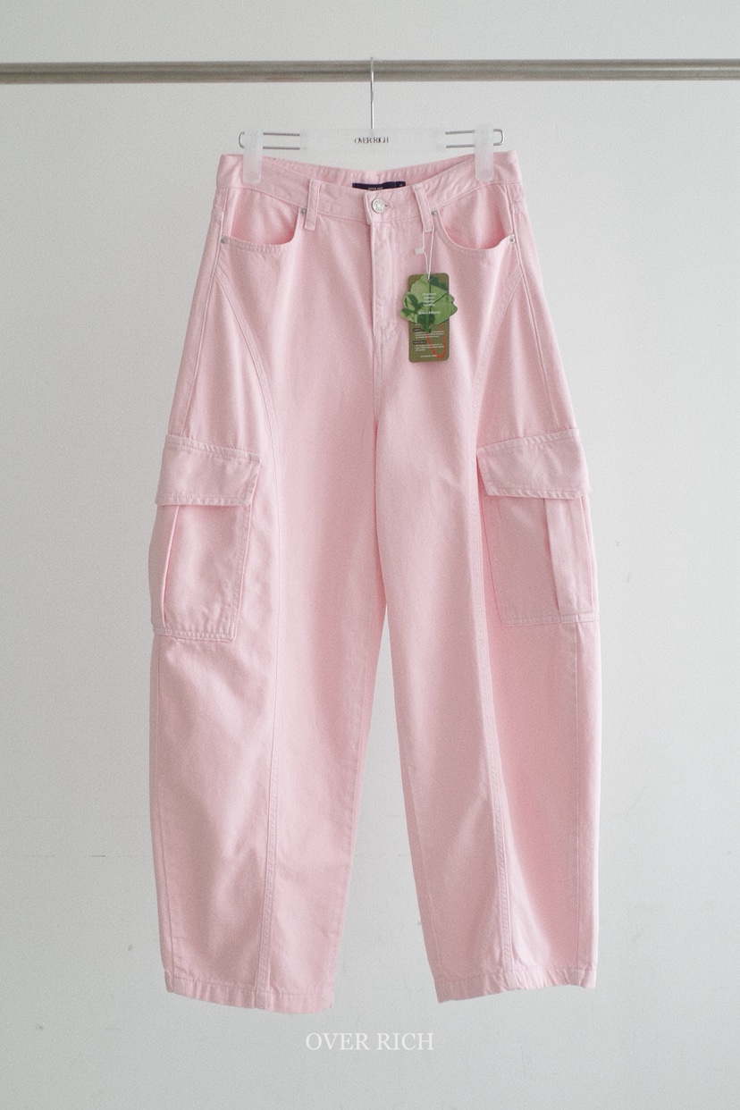 OVER RICH韓國直郵女士新款人氣熱賣休閑時尚26春夏牛仔褲OVER RICH牛仔褲圖色2