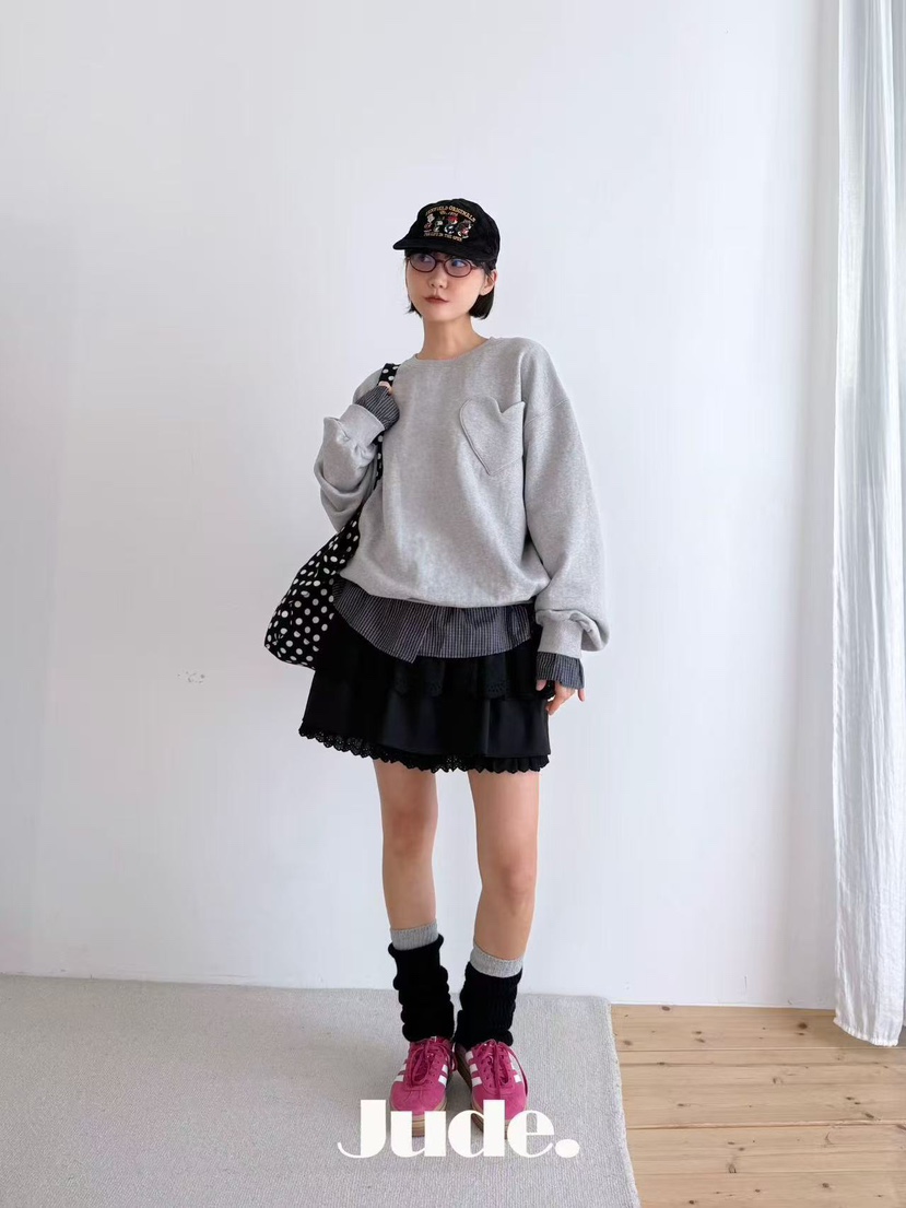 HEYJUDE韓國代購女裝新品推薦真品人氣職業時尚熱賣26春夏衛衣HEYJUDE衛衣