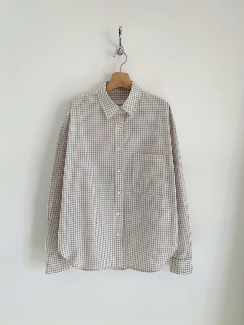 COURGETTE東大門實拍女士新款人氣熱賣26春夏襯衫蕾絲衫格子COURGETTE襯衫/蕾絲衫圖色1