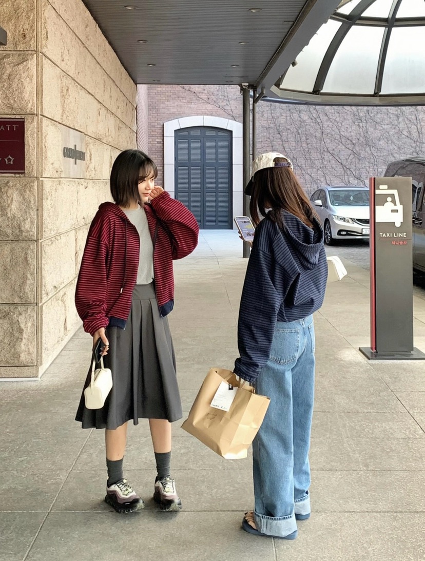 COURGETTE韓國代購女士新款真品休閑人氣推薦職業26春夏牛仔褲COURGETTE牛仔褲