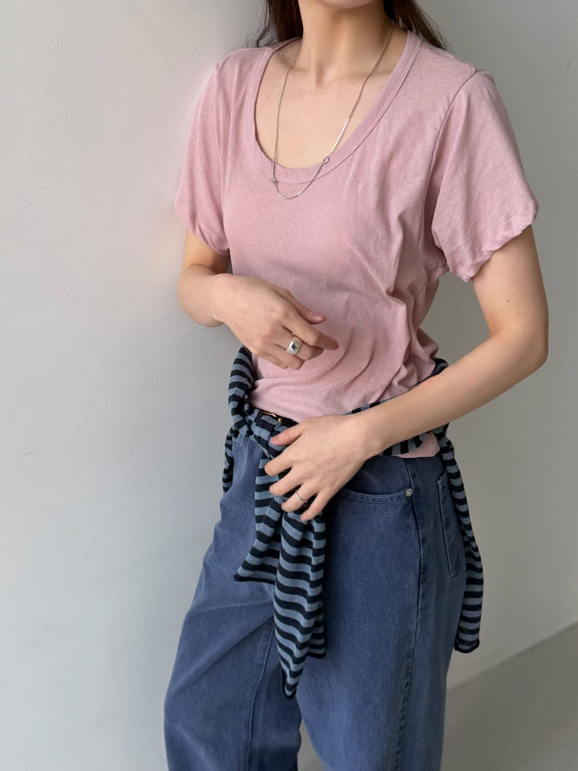 TAF東大門直郵女裝新品時尚職業休閑26春夏真品推薦熱賣T恤TAFT恤