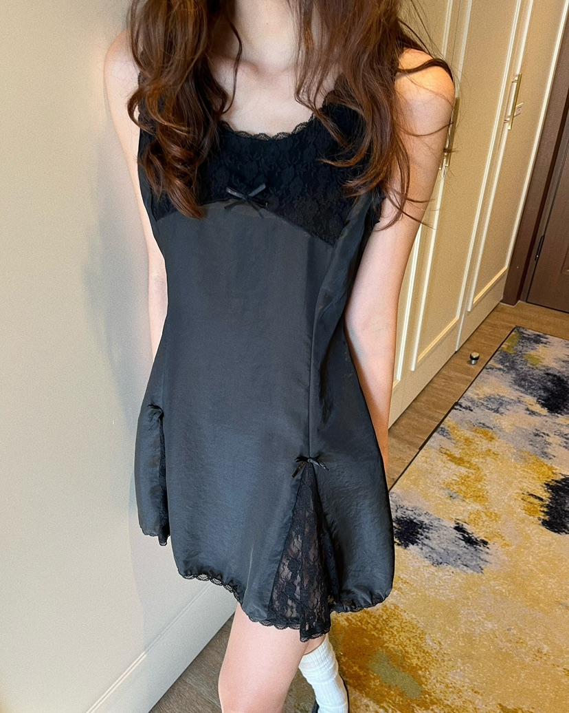 LOVE PULL韓國代購女士新款人氣休閑真品職業連衣裙緞面LOVE PULL連衣裙