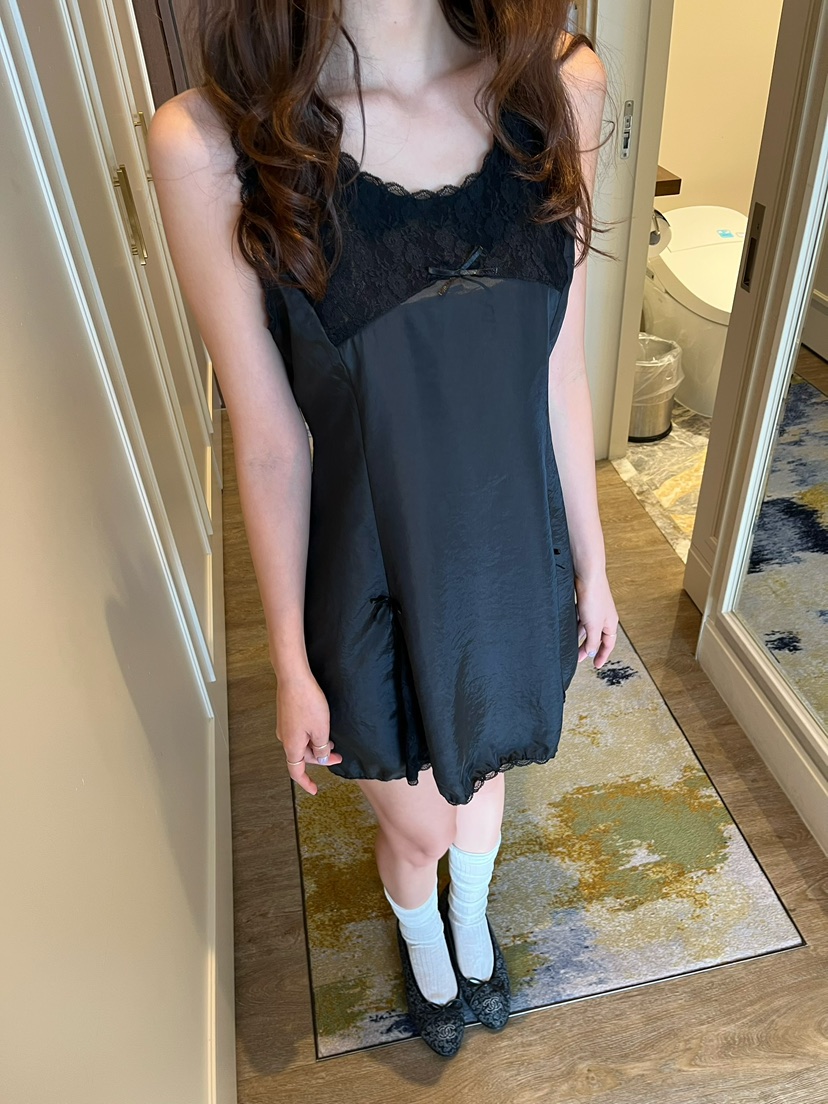 LOVE PULL韓國代購女士新款人氣休閑真品職業連衣裙緞面LOVE PULL連衣裙