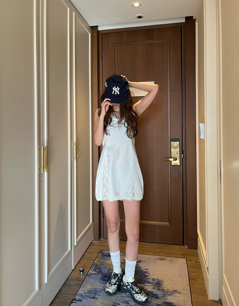 LOVE PULL韓國代購女士新款人氣休閑真品職業連衣裙緞面LOVE PULL連衣裙