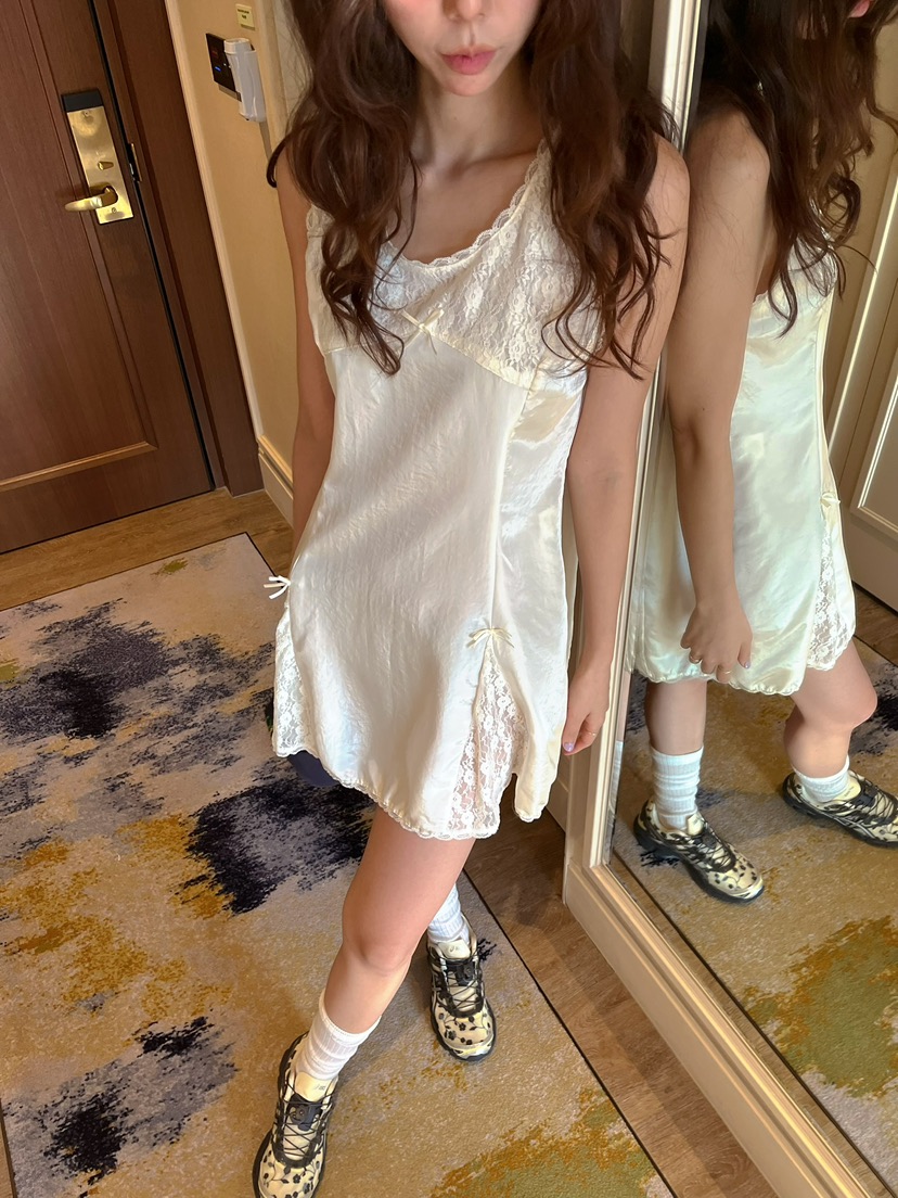 LOVE PULL韓國代購女士新款人氣休閑真品職業連衣裙緞面LOVE PULL連衣裙