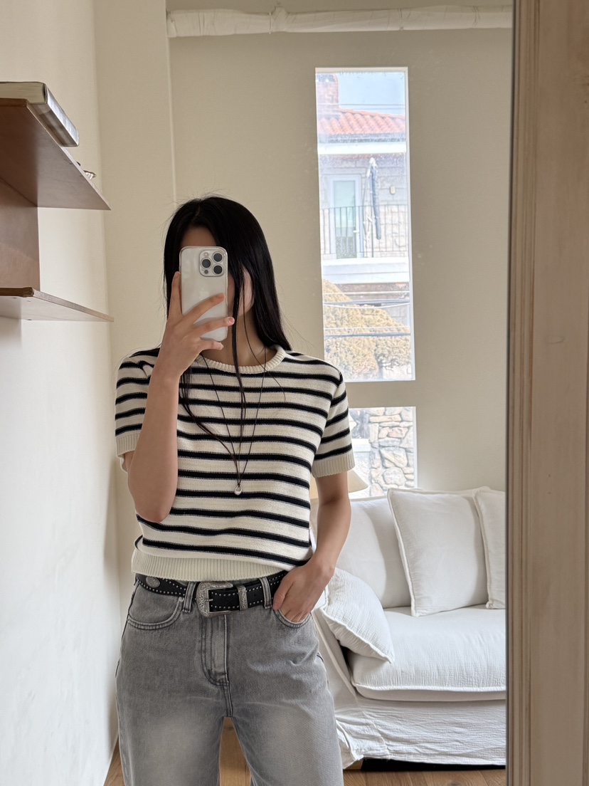 A P-STUDIO韓國代購女裝新款26春夏時尚人氣休閑針織衫A P-STUDIO針織衫