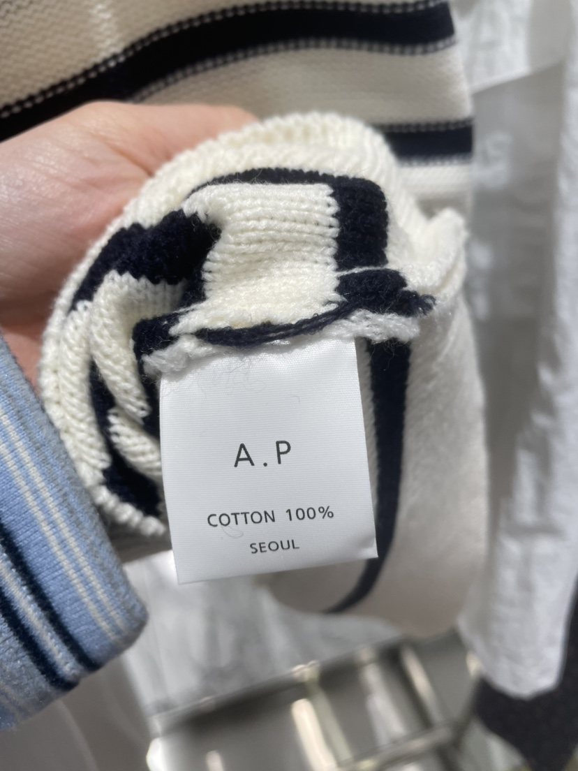 A P-STUDIO韓國代購女裝新款26春夏時尚人氣休閑針織衫A P-STUDIO針織衫