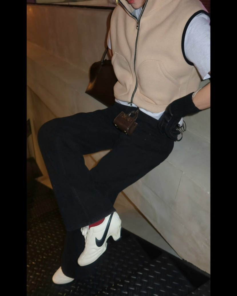 GENTLE B/LOVENTINA韓國直郵女士新款真品馬甲不含內搭抓絨拉鏈GENTLE B/LOVENTINA馬甲