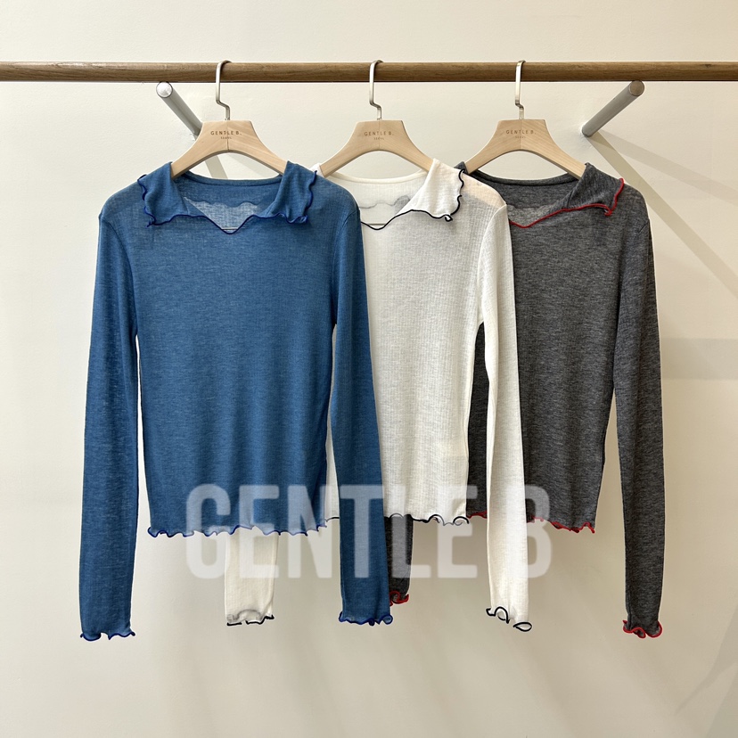 GENTLE B/LOVENTINA東大門代購女士新品人氣真品長袖T恤GENTLE B/LOVENTINA長袖T恤