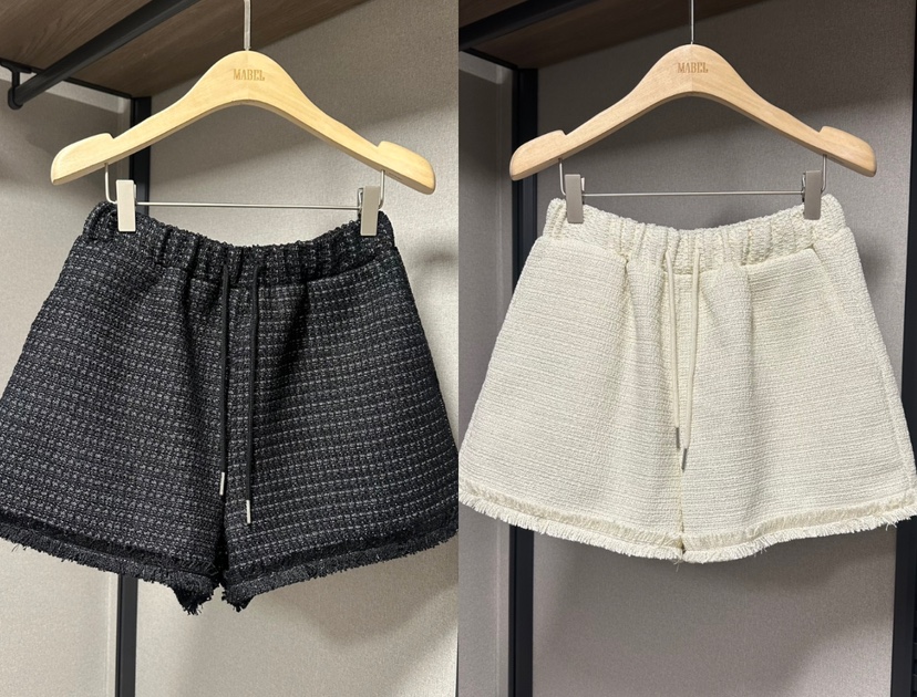 SOUIT東大門直郵女士新款真品26春夏人氣休閑推薦短褲粗花呢SOUIT by mabel-L短褲