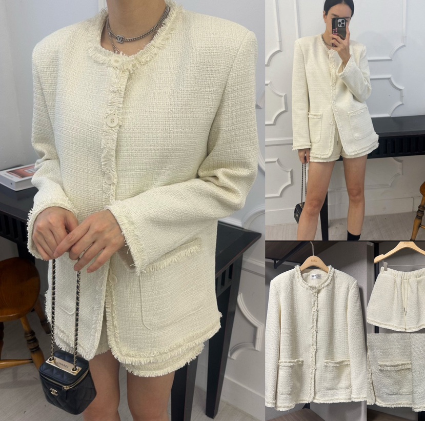 SOUIT東大門直郵女士新款真品26春夏人氣休閑推薦短褲粗花呢SOUIT by mabel-L短褲