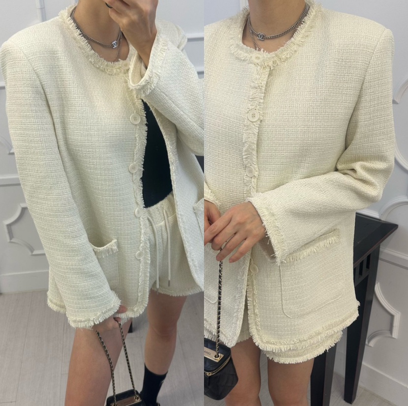 SOUIT東大門直郵女士新款真品26春夏人氣休閑推薦短褲粗花呢SOUIT by mabel-L短褲