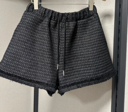 SOUIT東大門直郵女士新款真品26春夏人氣休閑推薦短褲粗花呢SOUIT by mabel-L短褲圖色2