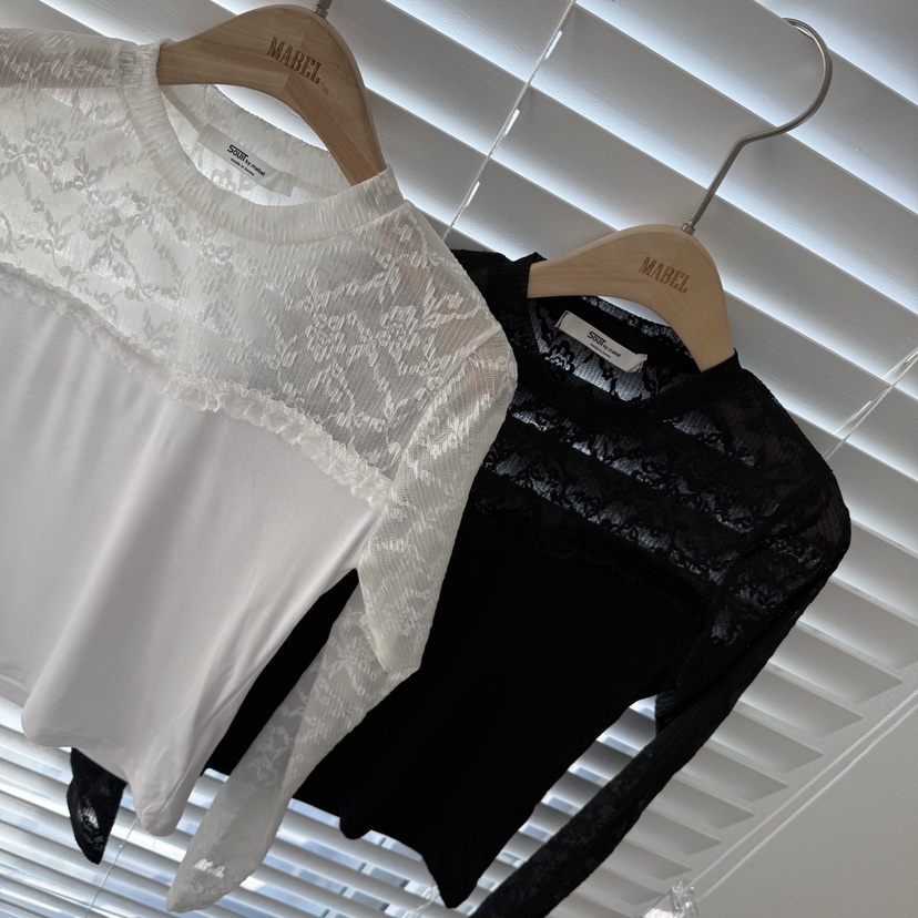 SOUIT東大門實拍女士新款休閑職業真品熱賣時尚26春夏長袖T恤SOUIT by mabel-L長袖T恤