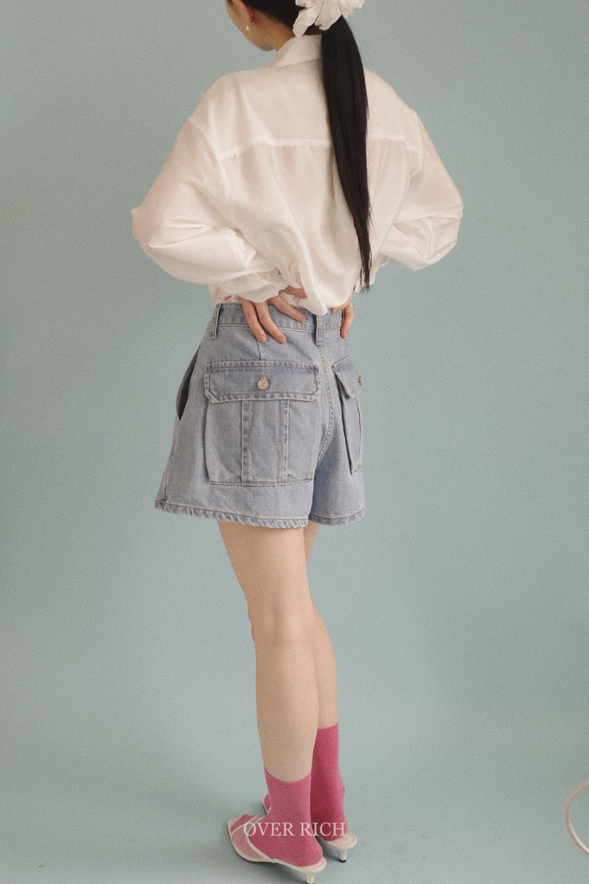 OVER RICH東大門代購女裝新款人氣真品推薦熱賣裙褲工裝OVER RICH裙褲