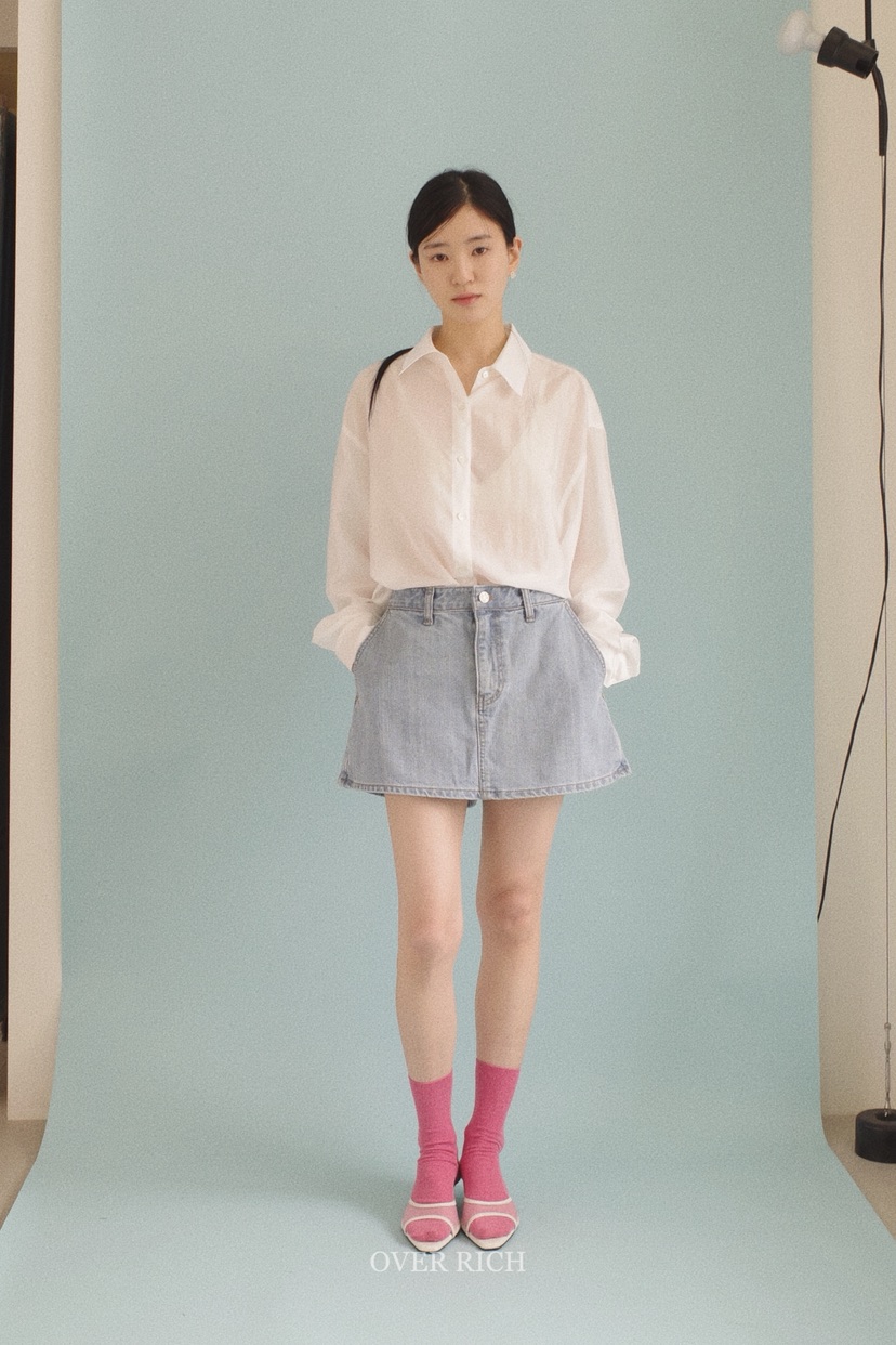 OVER RICH東大門代購女裝新款人氣真品推薦熱賣裙褲工裝OVER RICH裙褲