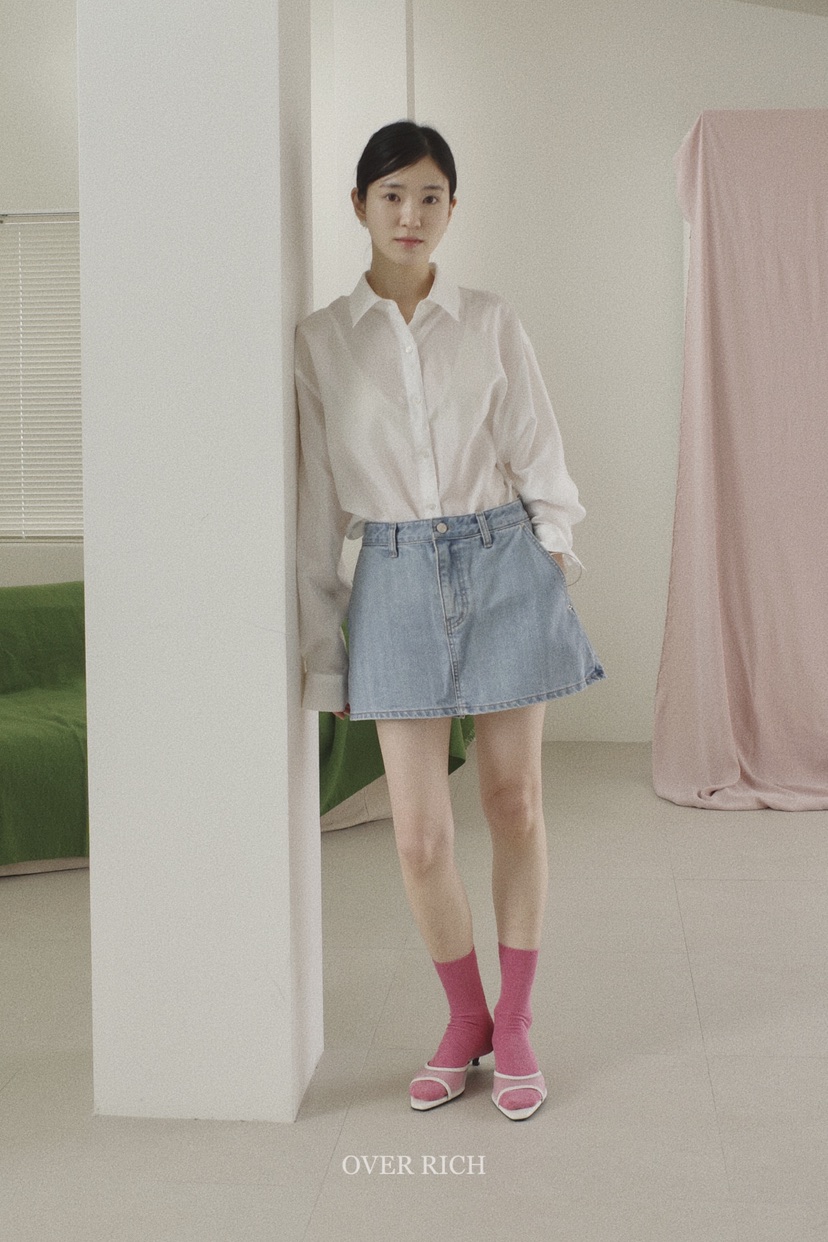 OVER RICH東大門代購女裝新款人氣真品推薦熱賣裙褲工裝OVER RICH裙褲