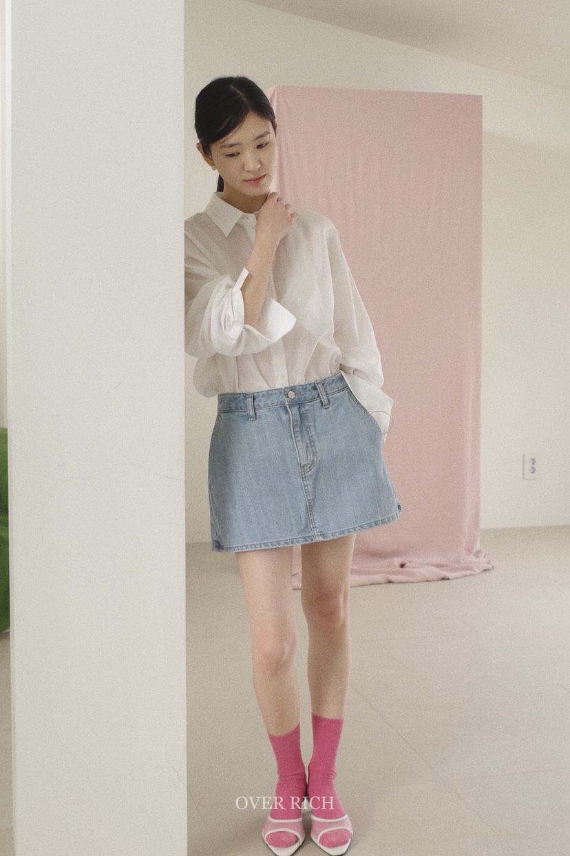 OVER RICH東大門代購女裝新款人氣真品推薦熱賣裙褲工裝OVER RICH裙褲