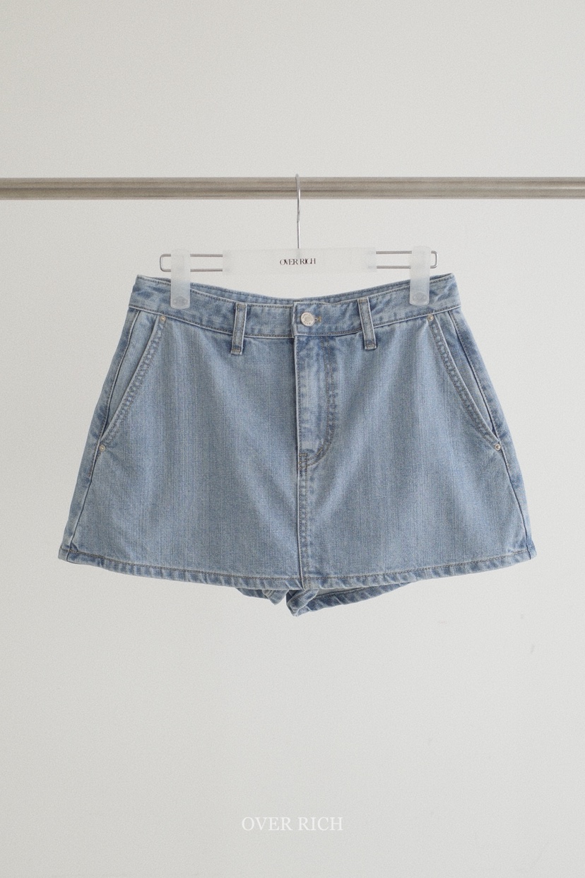 OVER RICH東大門代購女裝新款人氣真品推薦熱賣裙褲工裝OVER RICH裙褲圖色1