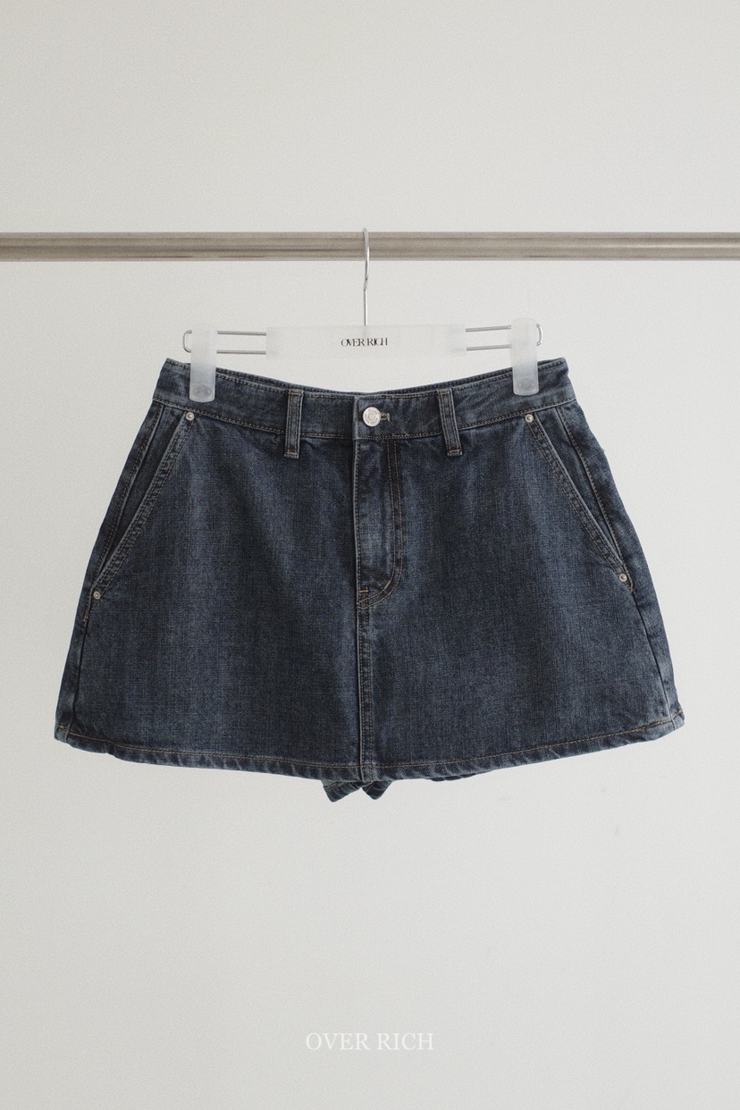 OVER RICH東大門代購女裝新款人氣真品推薦熱賣裙褲工裝OVER RICH裙褲圖色2